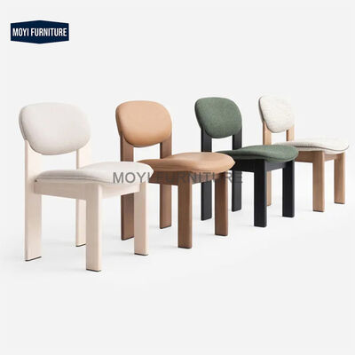 Modern Design Family Dining Room Furniture Ash Solid Wood Leather Dining Chair for Home Hotel Restaurant Chairs