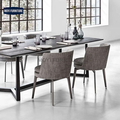 Italian Modern Creative High-End Office & Dining Chairs Light Luxury Circular Design Commercial Negotiations Household Makeup