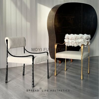Modern Designer Wabi-Sabi Chair Handmade Tufted Villa Living Room Furniture for Home Dining or Hotel Use