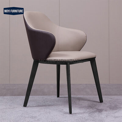 Hot Selling Luxury Japanese Quality Dinning Leather Unique Backrest Restaurant Hotel Bedroom Armchair Chair Restaurant Modern
