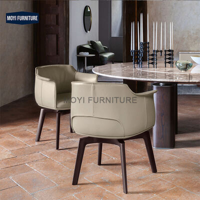 Modern Minimalist Hotel Restaurant Dining Chairs, Household Solid Wood Chairs, Nordic Leisure Backrest Chairs