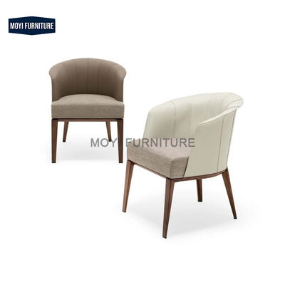 Nordic Cream Style Solid Wood Dining Chair Light Luxury Home Living Room Leisure Chair