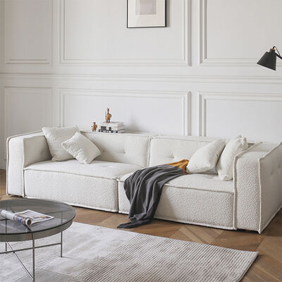 Modern Design Customize Size Cream Color Toast Sofa Couch Luxury Sectional Sofa for Living Room
