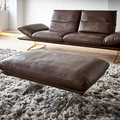Modern Italy Synthetic Leather Sofa L Shape Villa Adjustable Armrest Lounge Sofas
