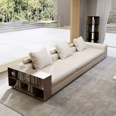 Luxury Italian Style Living Room Furniture Sofa Home Furniture Sofa Large Set Wood Arm Fabric Sofa Sectionals