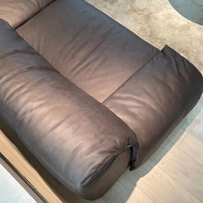l Shape 7 Seater Sofa Set with Corner Seat Luxury Leather Sectional Sofa Modern Living Room Sofa Set