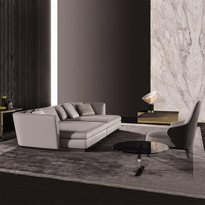 Foshan Hot Sale Simple Modern Living Room Luxury Cloth Sectional Sofa Set