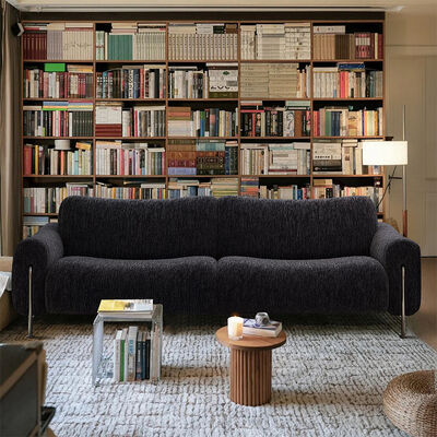 Modern 3-Seater Green Velvet Sectional Sofa Drop Shipping Living Room & Bedroom Couch Set with for Hotels