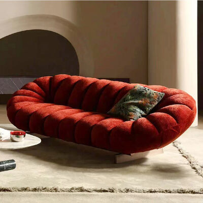 Nordic Minimalist Style Elegant Sectional Sofa Sets Huge Pumpkin Couch for Villa Apartment or Workshop
