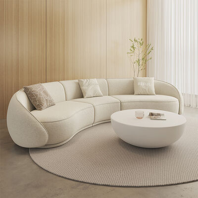 Hot Selling Luxury Couch Contemporary Sofa Set Furniture Modern Living Room Curved Sofa Set