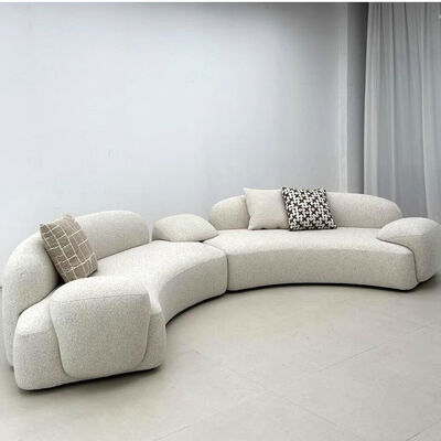 Modern Minimalist Curved Sofa, the Curve Can Be Freely Combined.