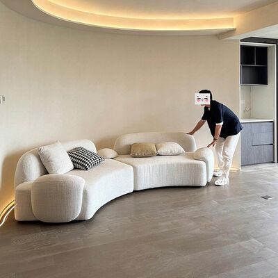 Modern Minimalist Curved Sofa, the Curve Can Be Freely Combined.