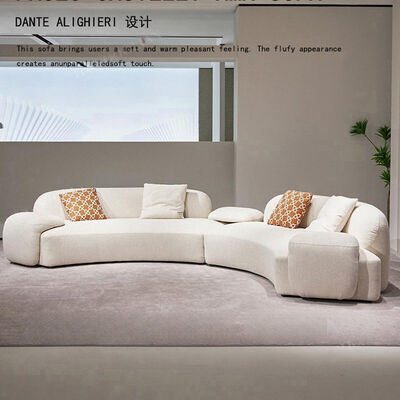 Modern Minimalist Curved Sofa, the Curve Can Be Freely Combined.