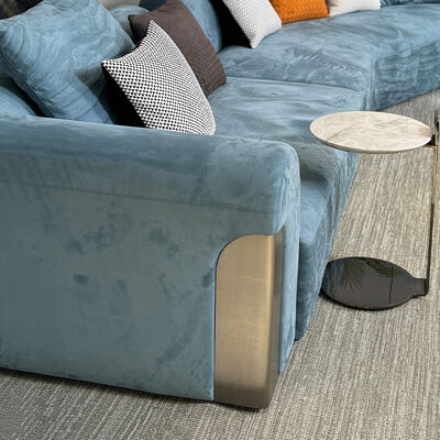 Italian Modern Modular White Corner Sofa Set Custom Fabric Sectional Leather Wood Living Room Furniture Lounge Sofa