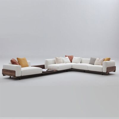 High End Italian Sofa Nordic Minimalism New Product Cushion Modern Velvet Sofa Apartment Style Microfiber Fabric Sofa