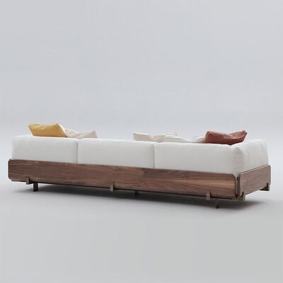 High End Italian Sofa Nordic Minimalism New Product Cushion Modern Velvet Sofa Apartment Style Microfiber Fabric Sofa