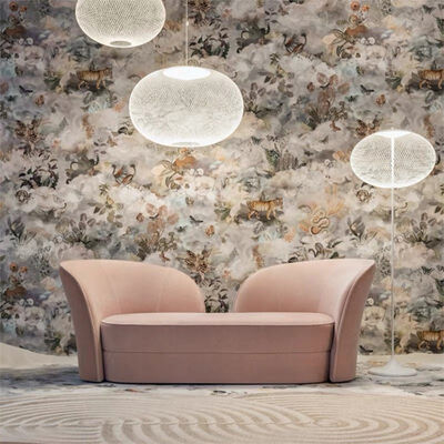 MOYI Minimalist Sunshine Warmth Design Soft Sponge Home 2-3 Seats Sofa Fashion Fabrics Gentle Sofa for Living Room