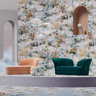 MOYI Minimalist Sunshine Warmth Design Soft Sponge Home 2-3 Seats Sofa Fashion Fabrics Gentle Sofa for Living Room