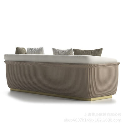 Hot Selling Good Quality Leather or Fabric 1 2 3 Seat Sofa Custom Minimalist Living Room Modern Sofa Set