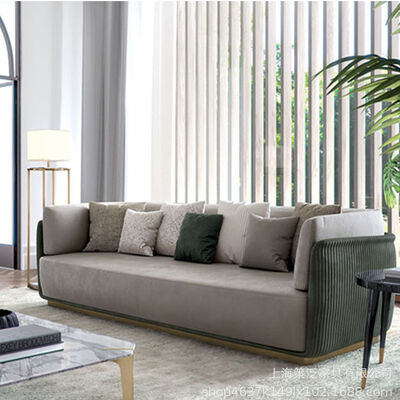 Hot Selling Good Quality Leather or Fabric 1 2 3 Seat Sofa Custom Minimalist Living Room Modern Sofa Set