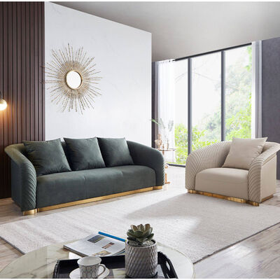 Velvet Sofa Nordic Single Hotel Office Chair Cheap Luxury Couch Gold Fabric Modern Set Furniture Sectional Home Living Room Sofa