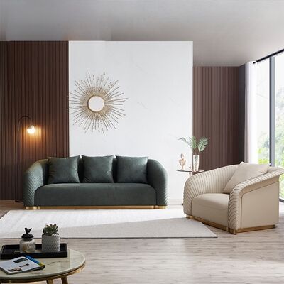 Velvet Sofa Nordic Single Hotel Office Chair Cheap Luxury Couch Gold Fabric Modern Set Furniture Sectional Home Living Room Sofa