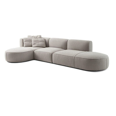 2025 Wholesale Latest Design Italian Luxury  Fabric Sofa Bed 3-4 Seat  LShaped Corner Sofa Modern Modular Living Room Sofa