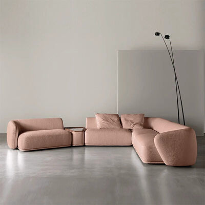 MOYI Italian Minimalist Designer Fabric Combination Sofa Hotel Lobby Salon Modular Sofa