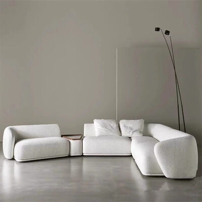 MOYI Italian Minimalist Designer Fabric Combination Sofa Hotel Lobby Salon Modular Sofa