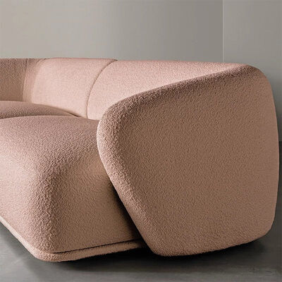 MOYI Italian Minimalist Designer Fabric Combination Sofa Hotel Lobby Salon Modular Sofa