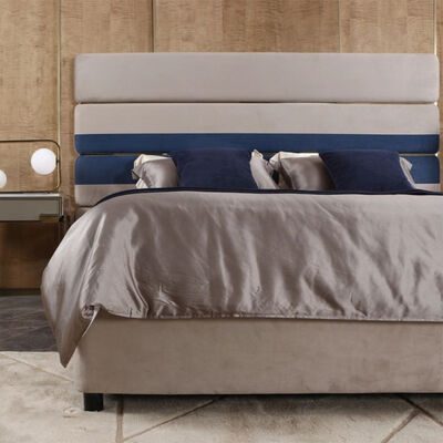 High Quality Simple Design Bed Room Furniture Set Platform Bed Frame King Size Leather Modern Double Luxury Beds
