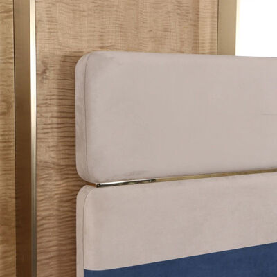 High Quality Simple Design Bed Room Furniture Set Platform Bed Frame King Size Leather Modern Double Luxury Beds