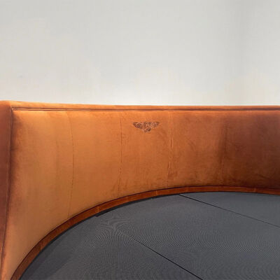 Latest Circle King Size Leather Cheap Round Shape Bed With Mattress