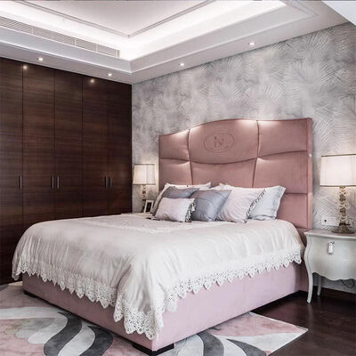 Italian Bed Room Furniture Tall Headboard Bedroom Set Furniture Bed Sets Luxury Bedroom king Size Bed