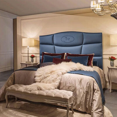 Italian Bed Room Furniture Tall Headboard Bedroom Set Furniture Bed Sets Luxury Bedroom king Size Bed