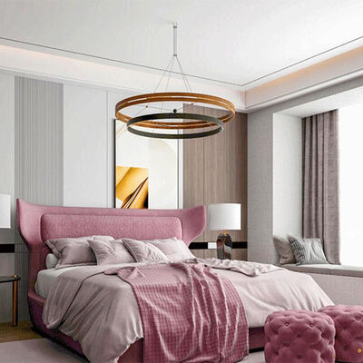 Hot Sale Italian Modern Style Fabric Comfortable Furniture Bedroom King Size Double Bed