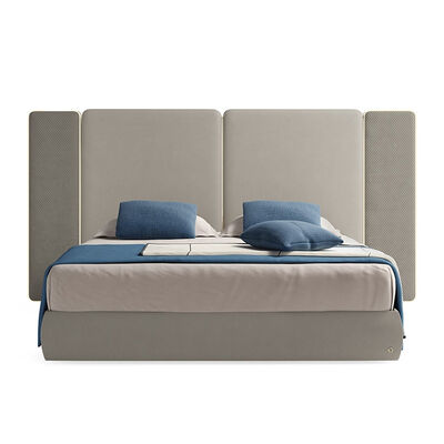 Luxury High Quality Modern King Size Fabric Bed for Villa Home Customization