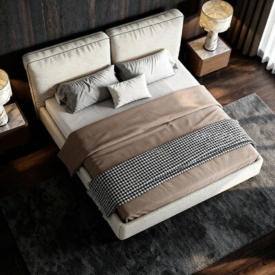 Luxury Large Headboard king Size Upholstered Bed Frame Set Design Bedroom Furniture