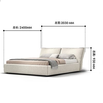 Luxury Large Headboard king Size Upholstered Bed Frame Set Design Bedroom Furniture