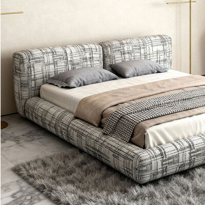 Modern Luxury Hotel Bed King Size Bed Frame Bedroom Furniture Upholstered Bed High Quality Luxury Bedroom Furniture for Villa