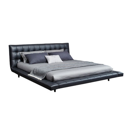 Italian Design Fabric Leather Bed Frame Bedroom Soft King Size Queen Size Beds