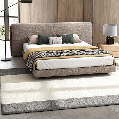 Gainsville Furniture High End Furniture Manufacturer Italian Modern Luxury Bedroom Bett Set Velvet Fabric Super King Bed