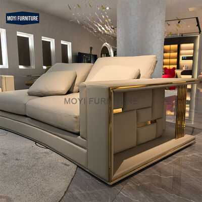 Manufacturer Custom Luxury Italian Designer Half Moon Sofa New Design Home Sofa Set Furniture Luxury Living Room Sofa