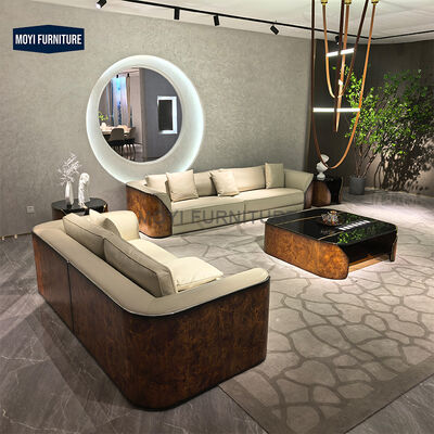 Luxury Modern Living Room Furniture Elegant Couches Contemporary Leather Sofa