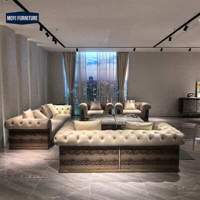 High Quality Italian Design Sofas for Home Luxury Furniture Sofa Set Villa Living Room Modern Sofa Set