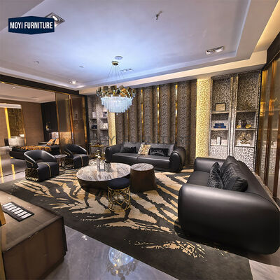 Customization Huge Italian Modern Sectional Sofa Couch Living Room Leather Luxury Sectional Sofa