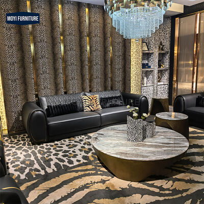 Customization Huge Italian Modern Sectional Sofa Couch Living Room Leather Luxury Sectional Sofa