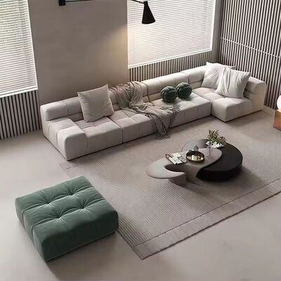 Customizable L Shape Corner Living Room Furniture Modern Style Customized Color Leather Sectional Sofa Set Youpin