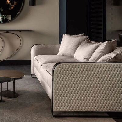Mordan Luxury Fabric Luxury Sofa Sets for Big Living Room Modern Furniture White Living Room Luxury Sofa