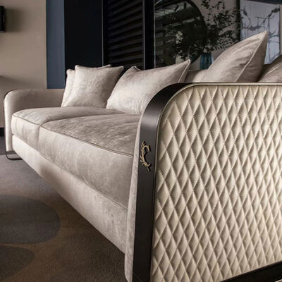 Mordan Luxury Fabric Luxury Sofa Sets for Big Living Room Modern Furniture White Living Room Luxury Sofa